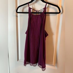 White House Black Market sleeveless blouse